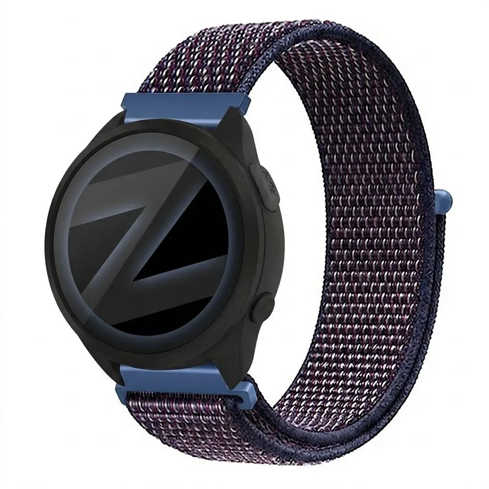 Bandz Garmin Forerunner 165 Nylon Loop Strap (Indigo Blue)