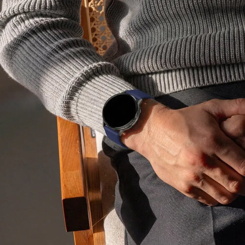 Bandz Garmin Venu 4 - 41mm Silicone Strap 'Classic' (Dark Blue)