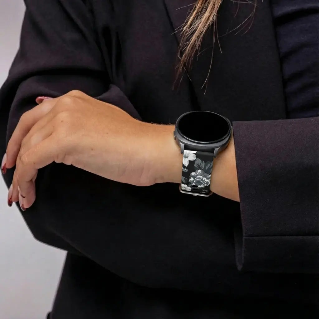 Samsung Galaxy Watch 8 - 40mm Grey Flower bandje