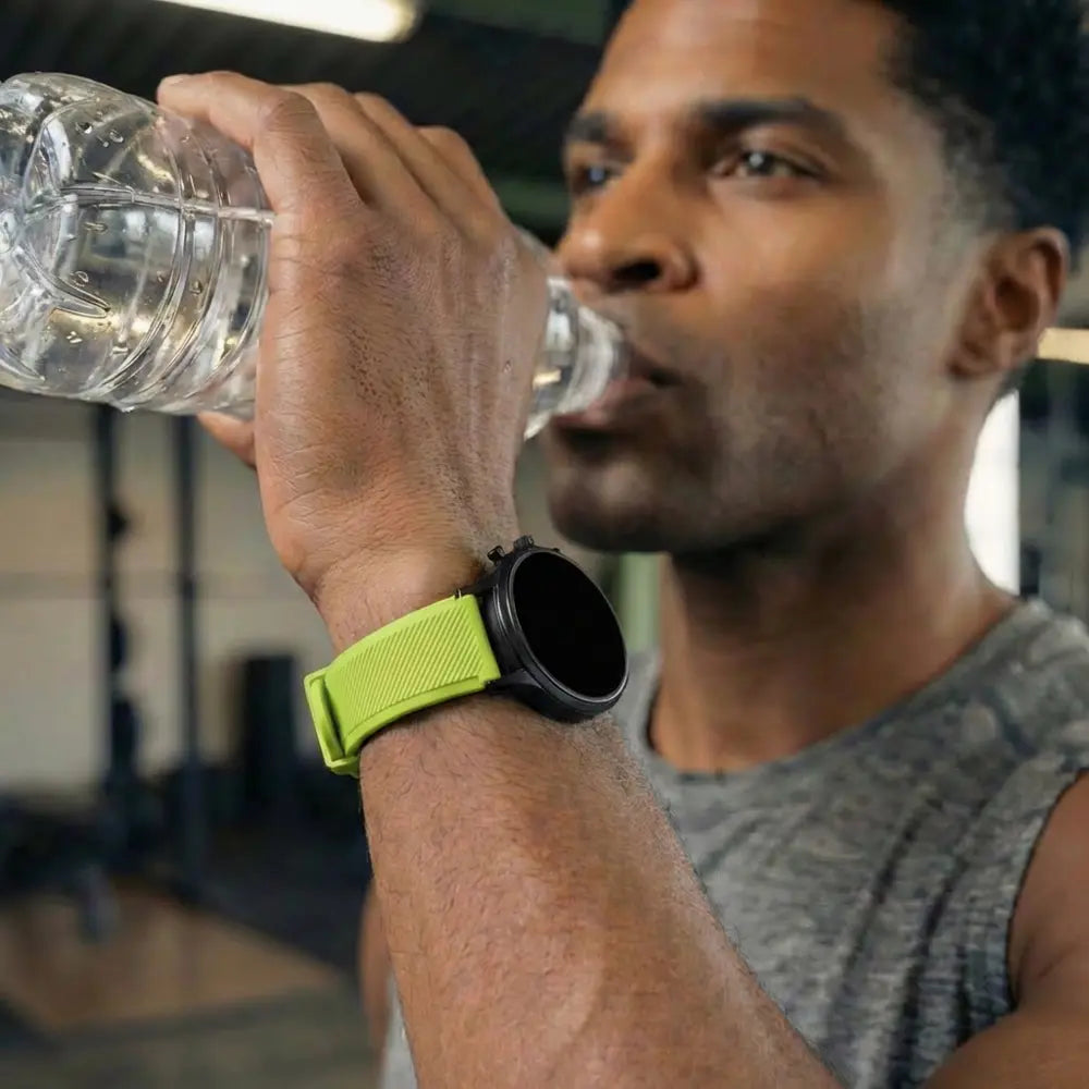 Fossil Gen 5 Silicone Strap (Light Green)