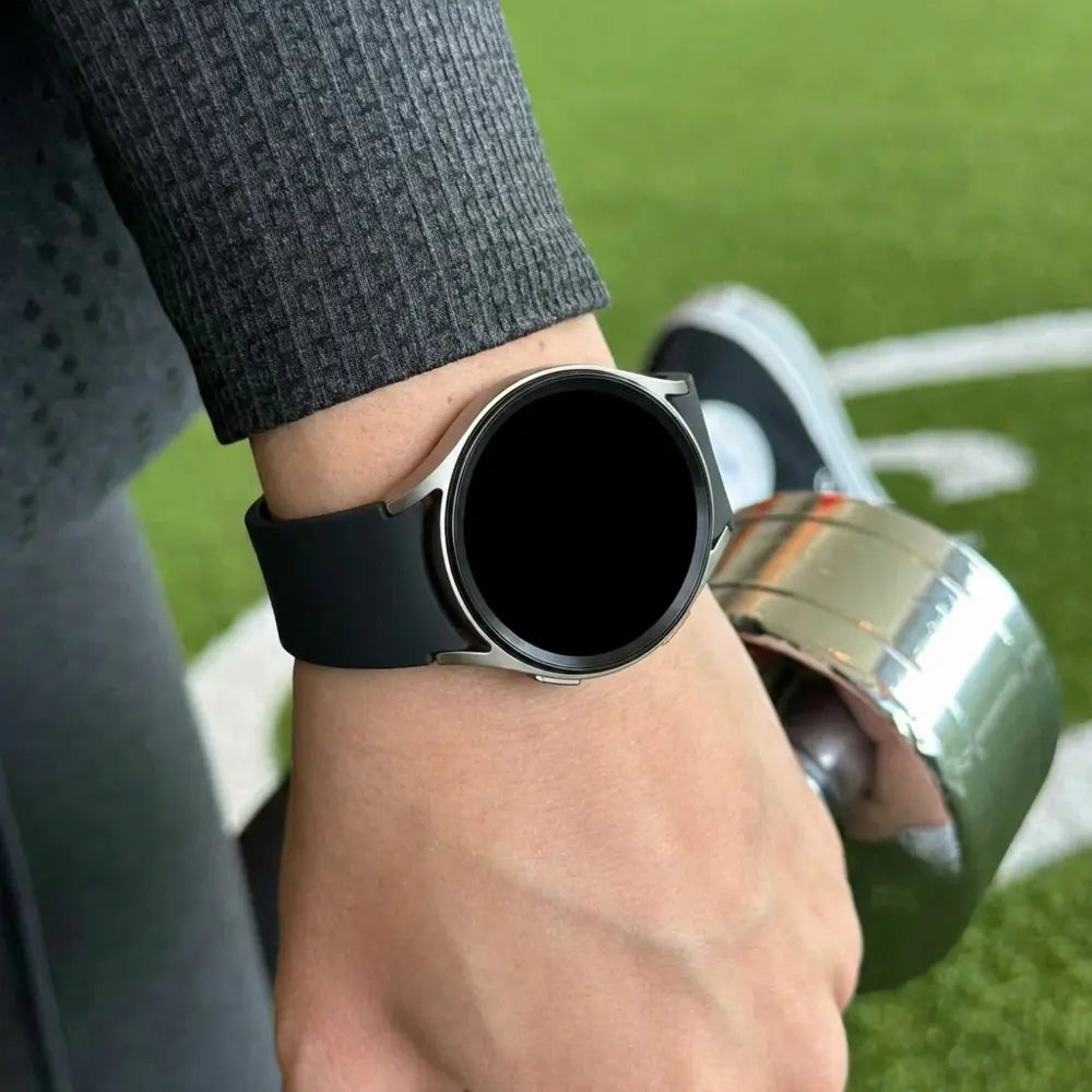 Bandz Samsung Galaxy Watch FE Sport Strap 'Easy Fit' (Black)