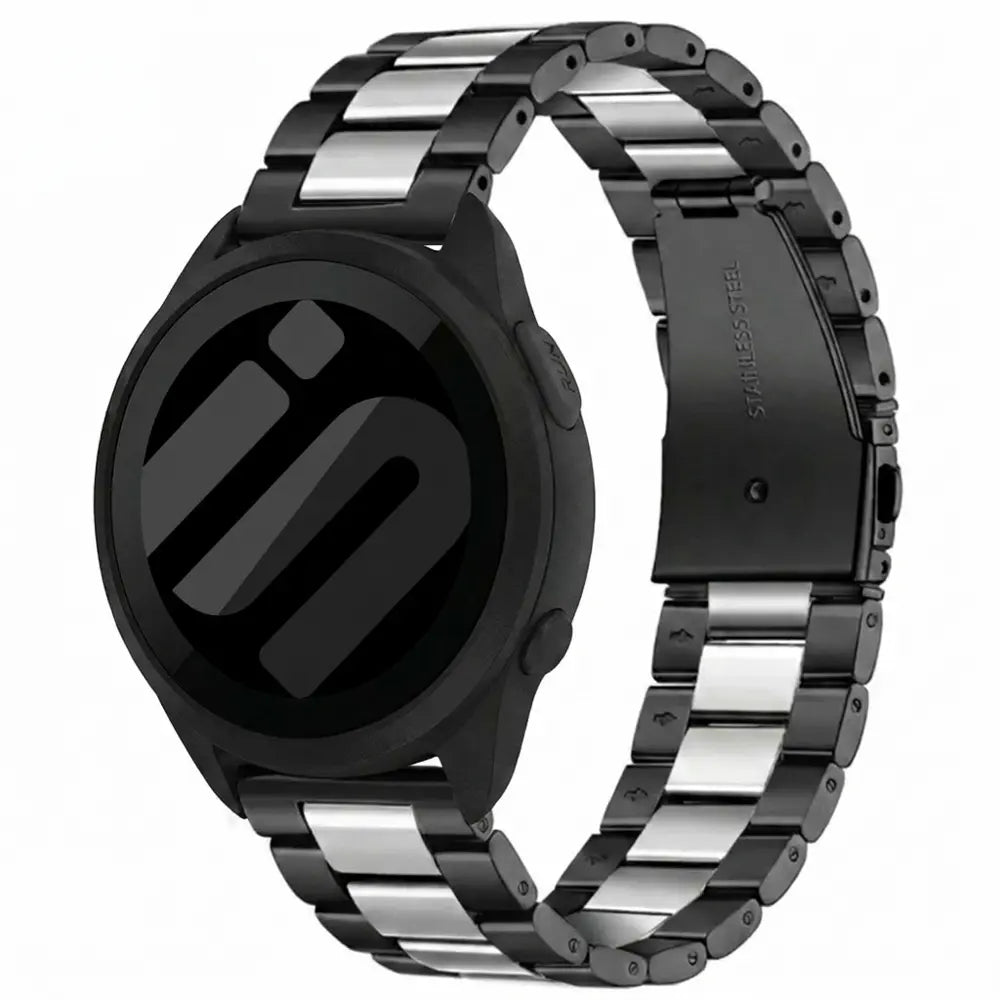 Garmin Forerunner 165 Steel Strap (Black/Silver)