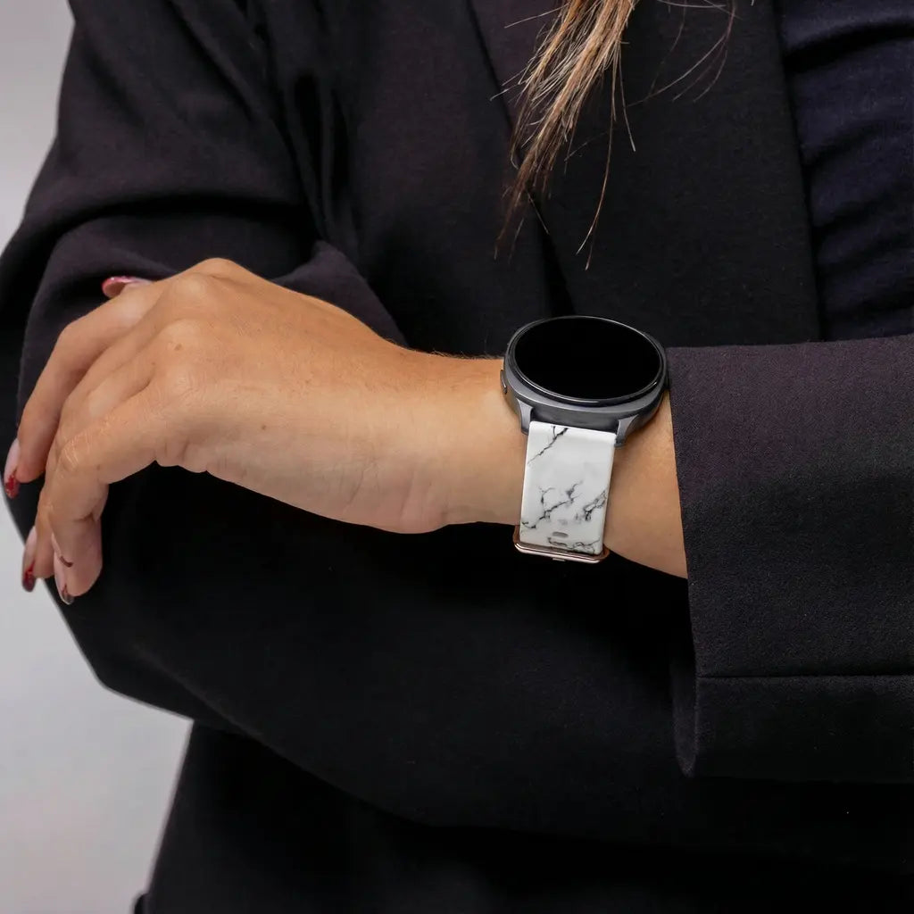 Samsung Galaxy Watch 8 - 44mm White Marble bandje