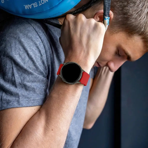 Bandz Garmin Vivoactive 3 sport band 'Deluxe' (rood)