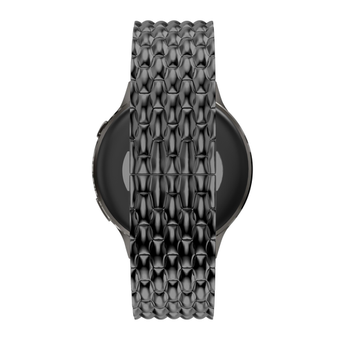 Bandz Garmin Forerunner 70 stalen band 'Dragon' (zwart)