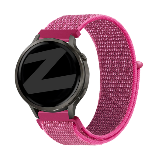 Bandz Garmin Forerunner 70 Nylon Loop Strap (Dragonfruit)