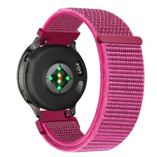 Bandz Garmin Forerunner 70 Nylon Loop Strap (Dragonfruit)