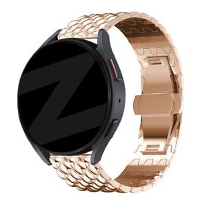 Bandz Garmin Vivomove 3 Steel Strap 'Dragon' (Rose Gold)