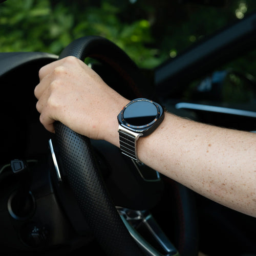 Samsung Galaxy Watch Ultra 2 luxe metalen band (zilver)