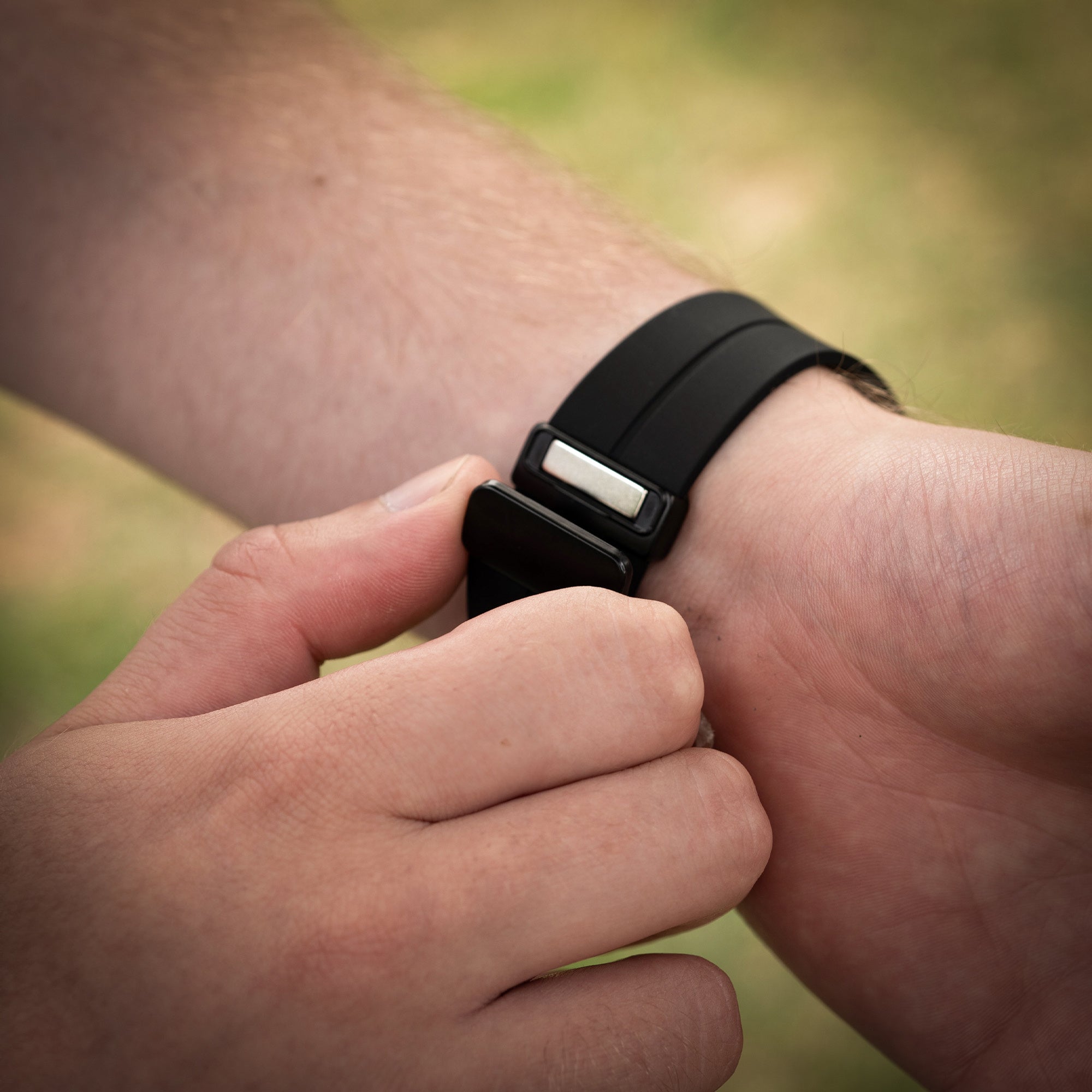 Samsung Galaxy Watch Ultra sport band met D-buckle (zwart)