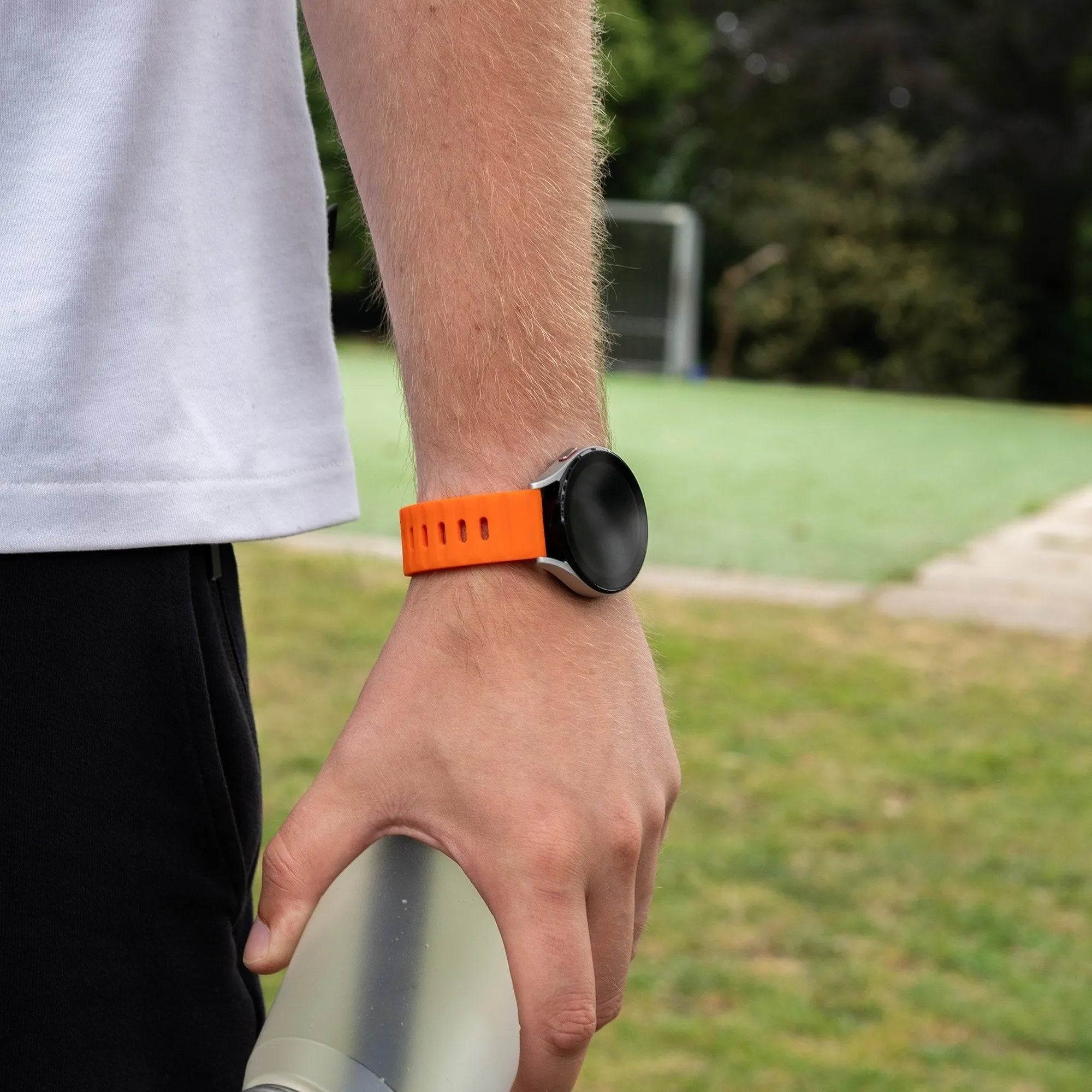 Coros Apex 2 outdoor siliconen bandje (oranje)