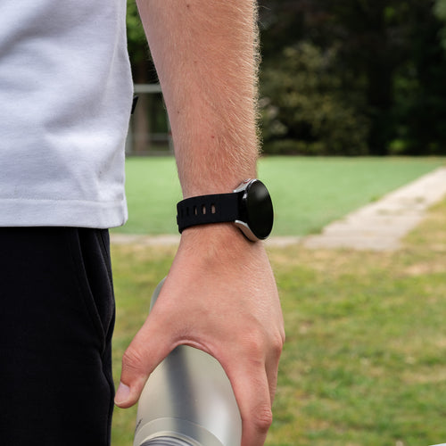 Coros Pace 2 outdoor siliconen bandje (zwart)