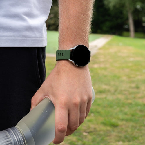 Coros Apex 2 outdoor siliconen bandje (groen)