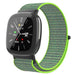Fitbit Sense 2 nylon bandje (lime)