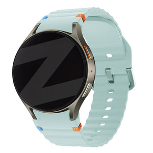 Bandz Samsung Galaxy Watch 4 44mm wave band 'Easy fit' (mint)
