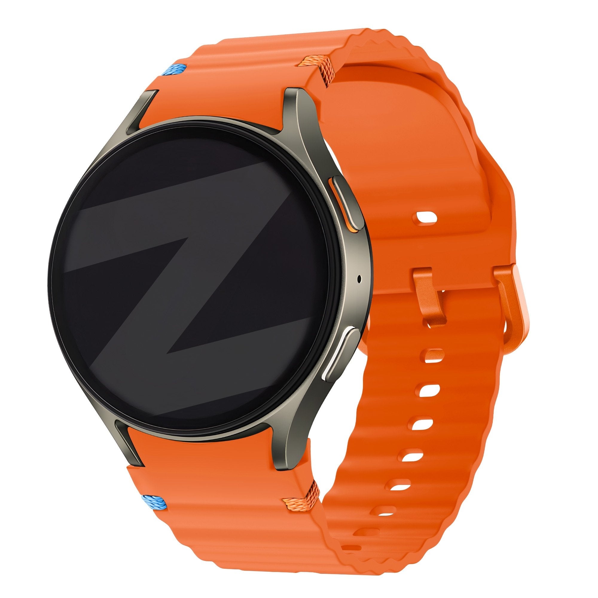 Bandz Samsung Galaxy Watch 7 - 40mm wave band 'Easy fit' (oranje)