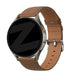 Bandz Samsung Galaxy Watch 6 - 44mm lederen band 'Easy fit' (bruin)