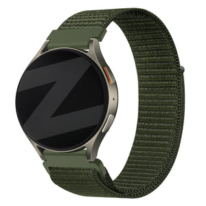 Bandz Amazfit Balance 2 Nylon Strap 'Easy fit' (Green)