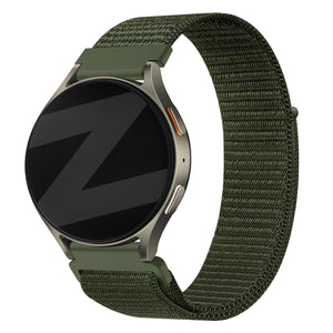 Bandz Samsung Gear S3 nylon band 'Easy fit' (groen)
