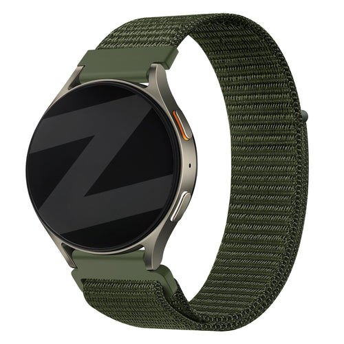 Bandz Amazfit Bip U (Pro) nylon band 'Easy fit' (groen)