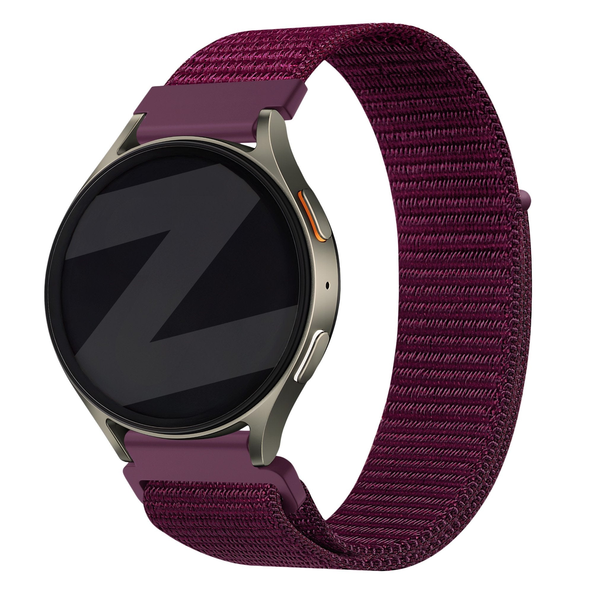 Bandz Huawei Watch GT 4 - 41mm nylon band 'Easy fit' (plum)
