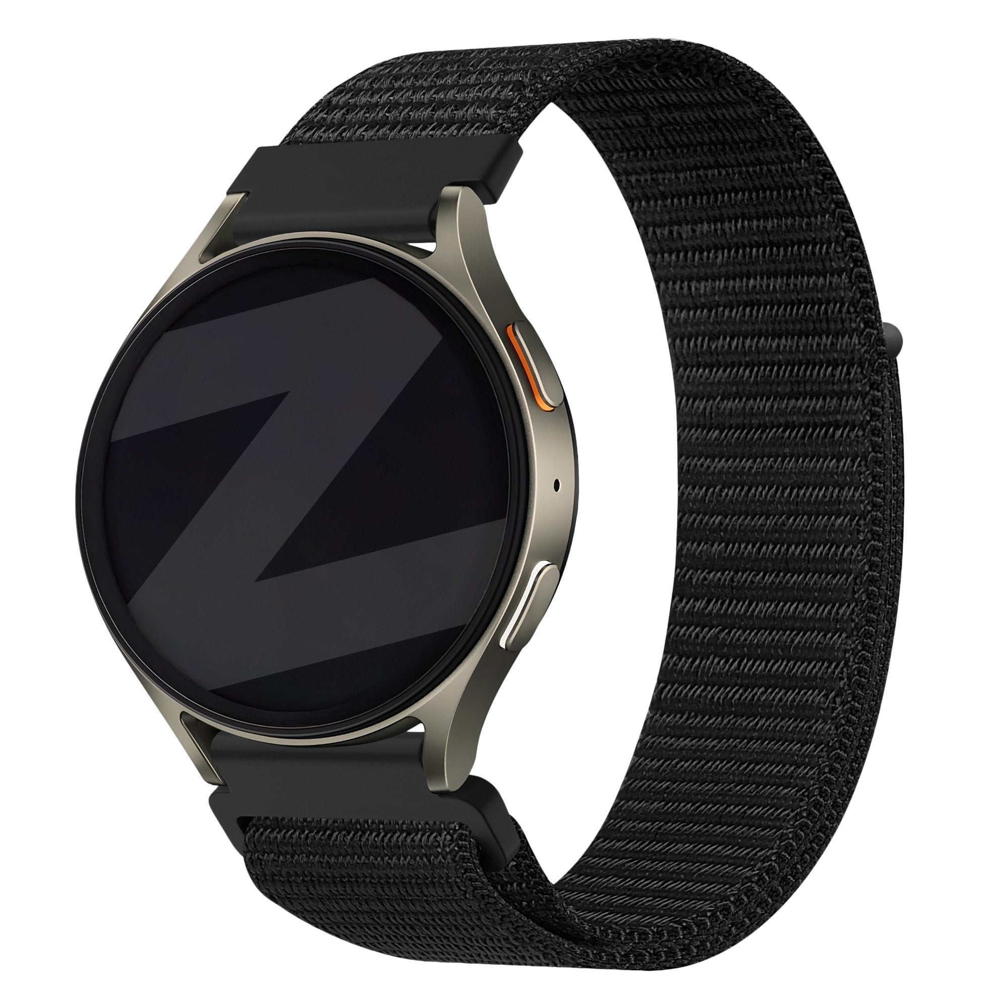 Bandz OnePlus Watch 3 - 43mm nylon band 'Easy fit' (zwart)