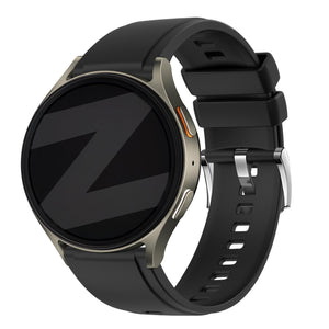 Bandz Amazfit GTR 4 siliconen band 'Easy fit' (zwart) 