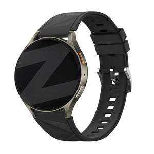 Bandz Withings Steel HR - 36mm siliconen band 'Easy fit' (zwart) 
