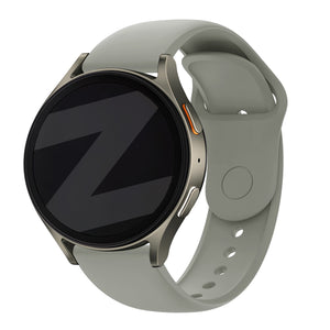 Bandz Huawei Watch GT 5 Pro - 42mm sport band 'Easy fit' (lichtgrijs)