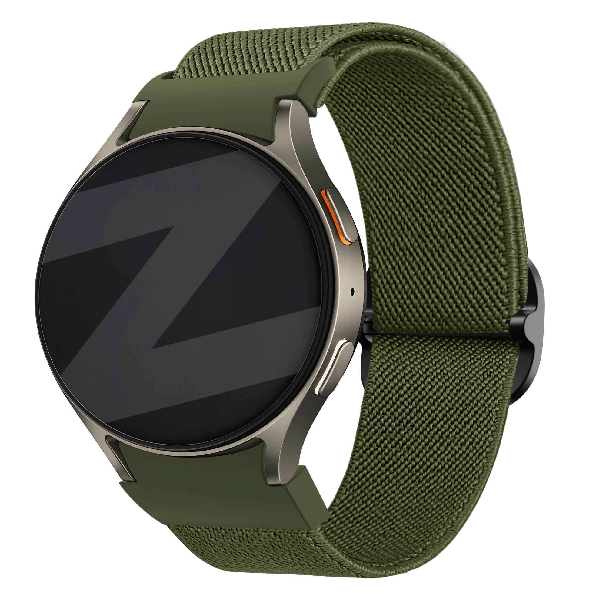 Bandz Samsung Galaxy Watch 4 44mm elastische band 'Easy fit' (groen)