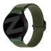 Bandz Oppo Watch X2 Mini elastisch bandje (legergroen)