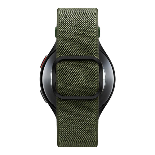 Bandz Oppo Watch X2 Mini elastisch bandje (legergroen)