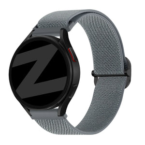 Bandz Oppo Watch X2 Mini Elastic Strap (Grey-Blue)