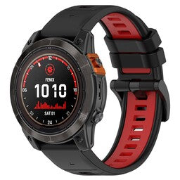 Garmin Instinct E - 45mm sport gesp band (zwart/rood)