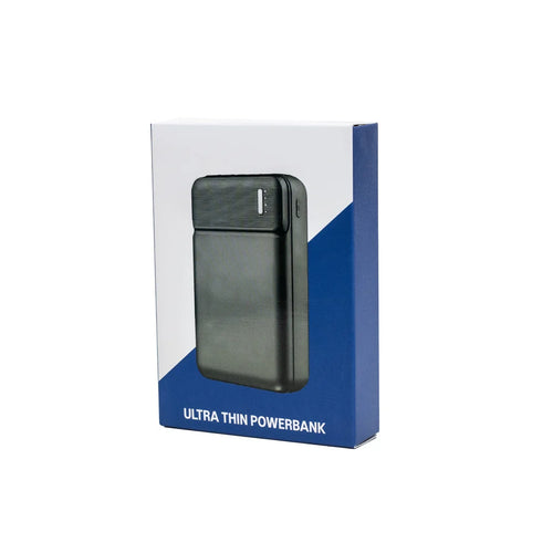 Ultradunne 5.000 mAh powerbank (zwart)