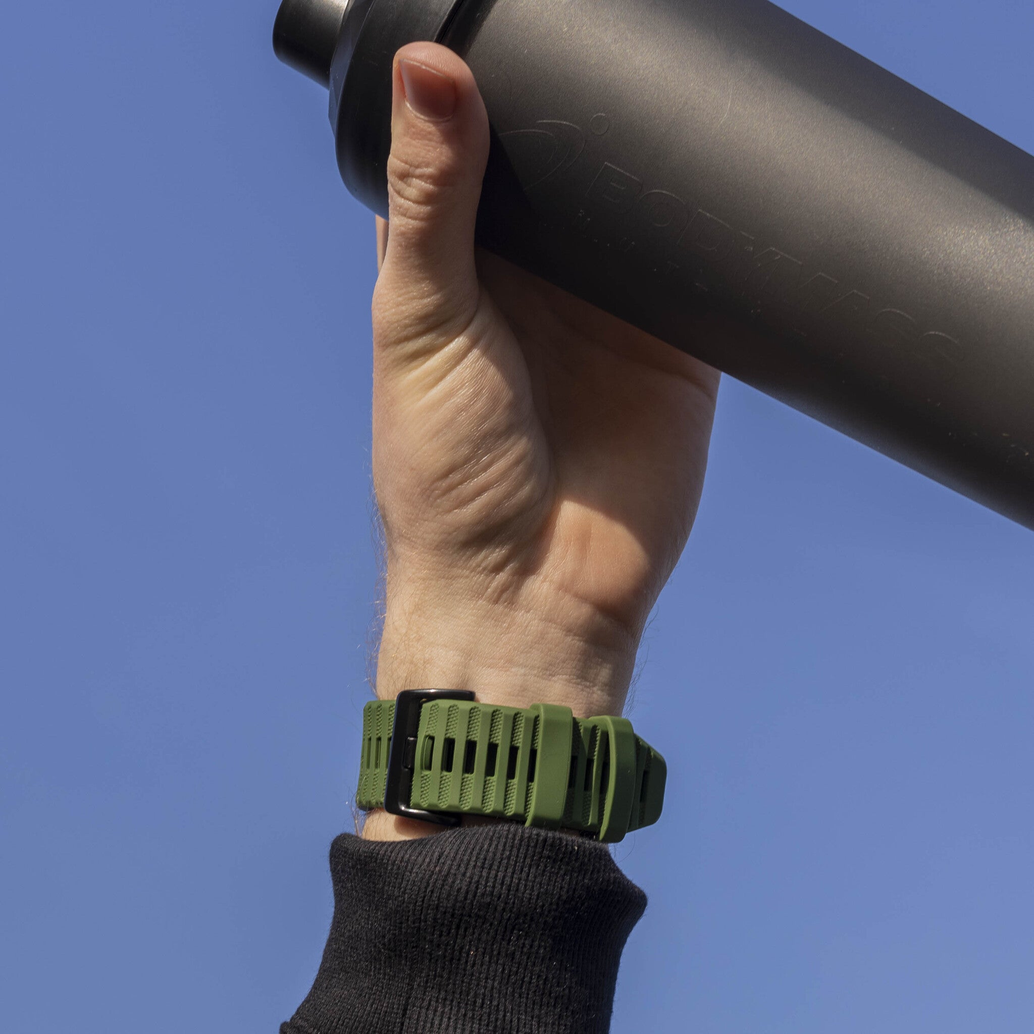 Garmin Tactix 7 Pro siliconen bandje (donkergroen)