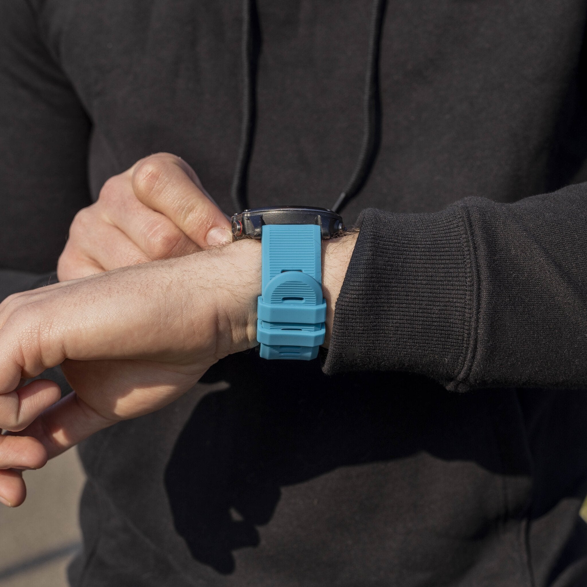 Garmin Descent MK2(i) Silicone Strap (Light Blue)