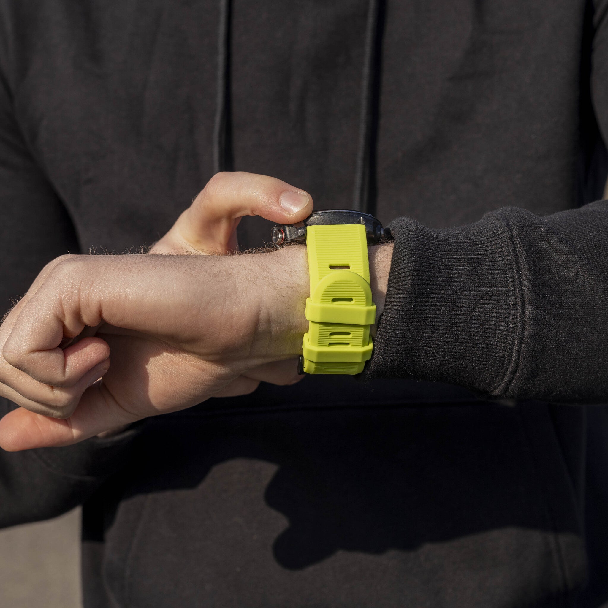 Garmin Fenix 3 siliconen bandje (lichtgroen)