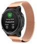Garmin Fenix 5 (Plus)/6 (Pro) Milanese Strap (Rose Gold)