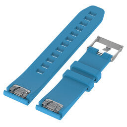 Garmin Instinct E - 40mm glossy silicone band (lichtblauw)