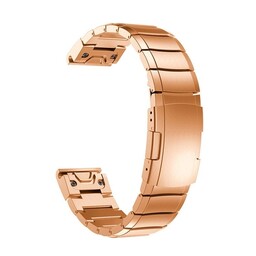 Garmin Instinct E - 45mm metalen bandje (rosé goud)
