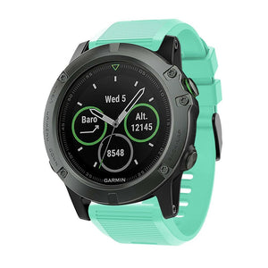 Garmin Tactix 7 siliconen bandje (aqua)