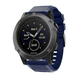 Garmin Instinct 3 - 50mm siliconen bandje (donkerblauw)
