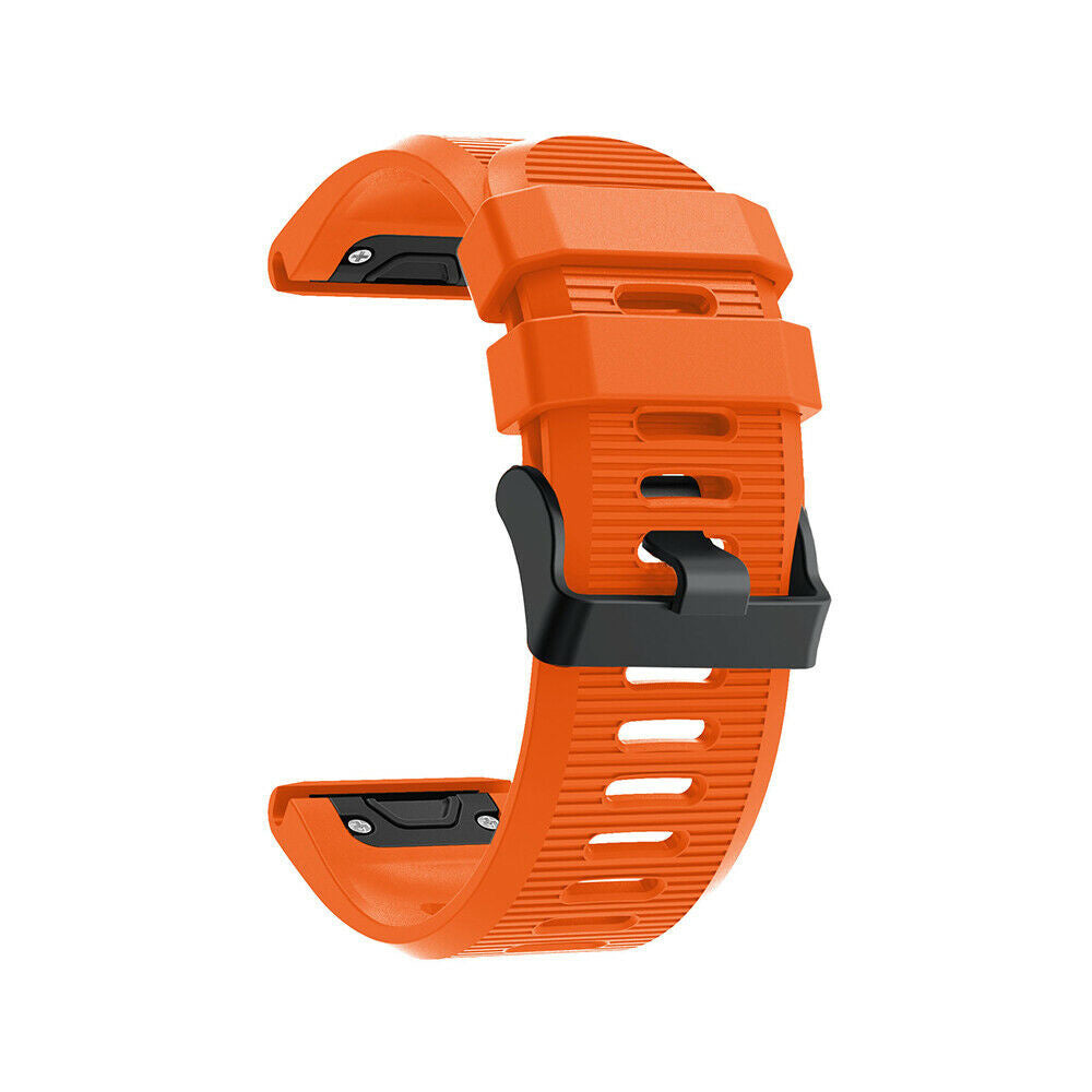 Garmin Quatix 8 - 51mm siliconen bandje (oranje)