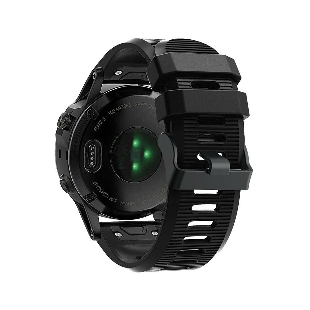 Garmin Fenix 8 Pro - 51mm siliconen bandje (zwart)
