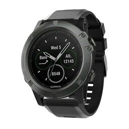 Garmin Instinct 3 - 50mm siliconen bandje (zwart)