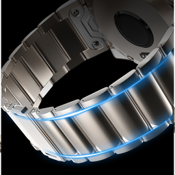 Garmin Instinct 3 - 50mm magnetische titanium band (titanium)