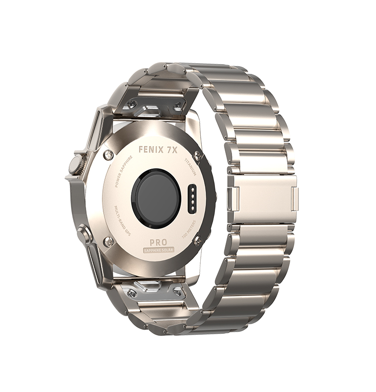 Garmin Fenix 8 - 47mm Magnetic Titanium Strap (Titanium)