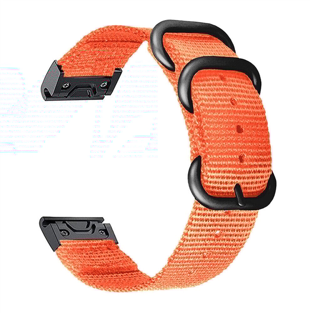 Garmin Forerunner 745 nylon gesp band (oranje)