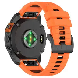 Garmin Instinct 3 - 50mm sport gesp band (oranje/zwart)